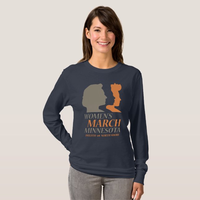 Women's March Minnesota, Duluth Edition LongSleeve T-Shirt (Front Full)