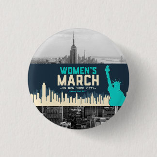 Women's March on NYC 3 Cm Round Badge