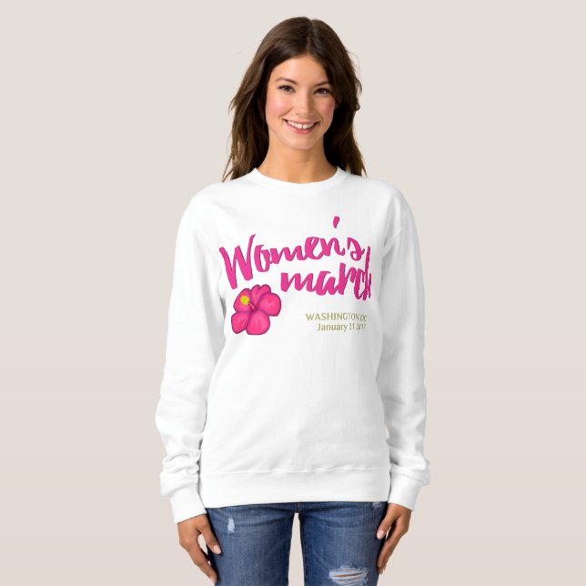 Women's March On Washington 2017 Sweatshirt (Front Full)