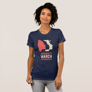 Women's March Sacramento Fitted Women's T-Shirt