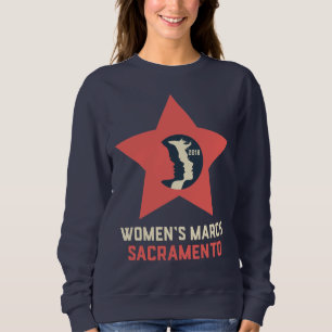 Women's March Sacramento Unisex Crewneck Sweater