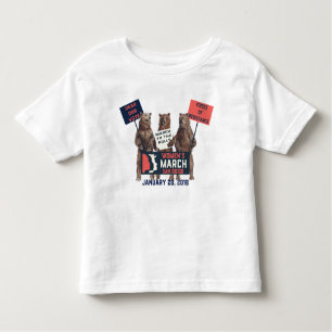 Women's March San Diego Bears Kids Tshirt