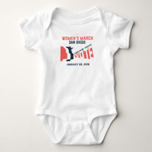 Women's March San Diego Official Baby Romper Bodysuit
