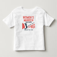 Women's March San Diego Official Toddler T-shirt