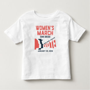 Women's March San Diego Official Toddler T-shirt