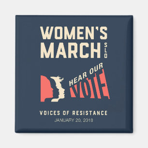 Women's March SLO January Event Magnet
