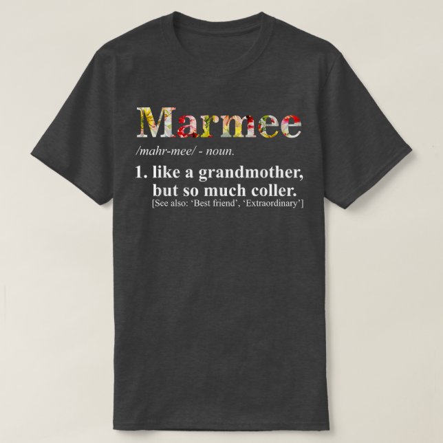 Women's Marmee Like Grandmother but so much cooler T-Shirt (Design Front)