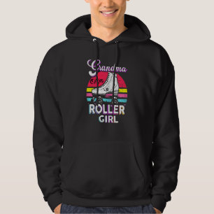 Womens Matching Bday Retro Roller Skating Grandma Hoodie