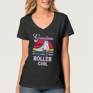Womens Matching Bday Retro Roller Skating Grandma T-Shirt