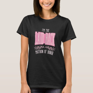 Womens  Matron of Honour Laid Back Matching Bachel T-Shirt