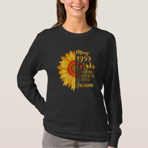 Womens May Girls 1959 63rd Birthday 63 Years Old T-Shirt