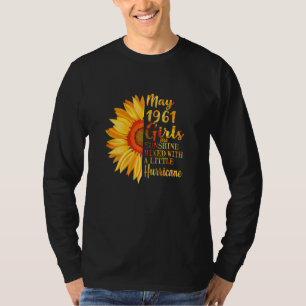 Womens May Girls 1961  61st Birthday  61 Years Old T-Shirt