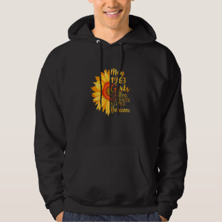 Womens May Girls 1963  59th Birthday  59 Years Old Hoodie