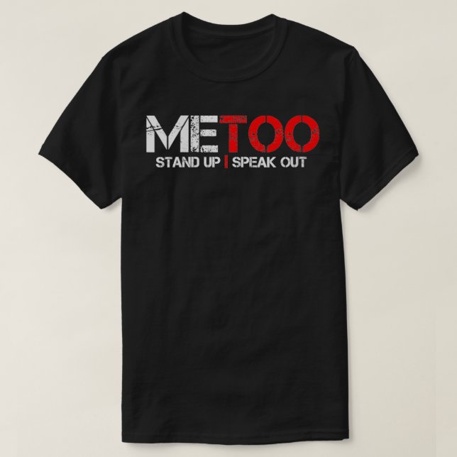 Womens Me Too Time's Up Anti Seual Harassment Awar T-Shirt (Design Front)