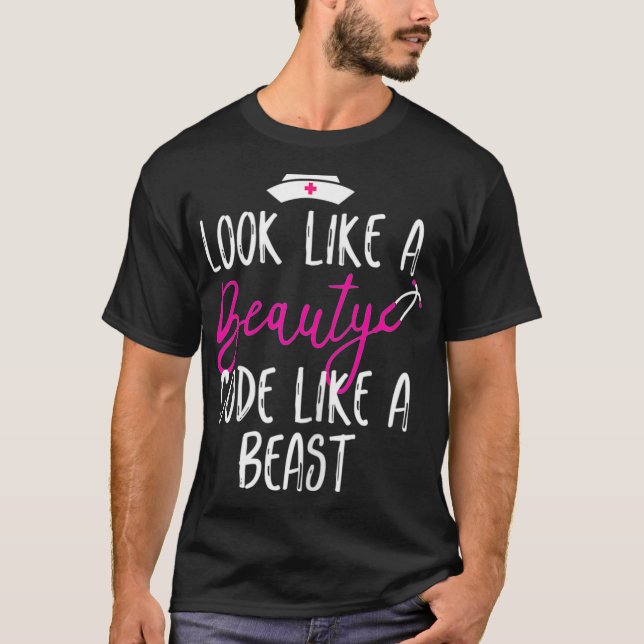Womens Medical Coder Woman Beauty EMS Coding  T-Shirt (Front)