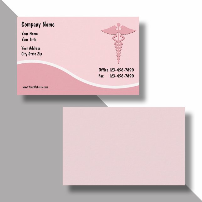 Women's Medical Health Business Cards (Creator Uploaded)