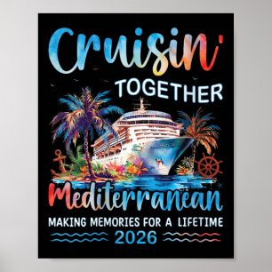 Womens Mediterranean Cruise 2026 Family Vacation C Poster