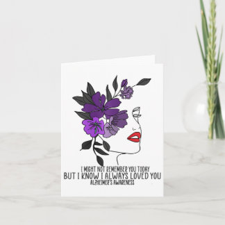 Womens Memory Care Gift I Can't Remember You But K Card