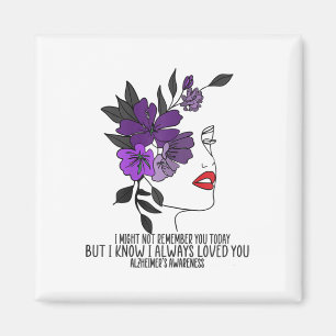 Womens Memory Care Gift I Can't Remember You But K Magnet