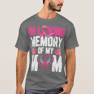Womens Memory Of My Mum Breast Cancer Awareness Wo T-Shirt
