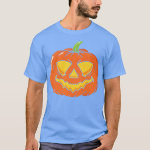 Womens men Scary spooky Halloween pumpkin JackOLan T-Shirt