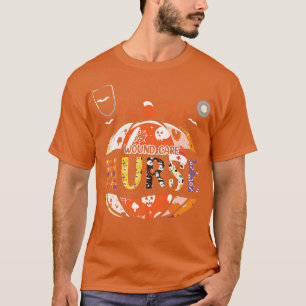 Womens men Scary spooky Halloween pumpkin woundcar T-Shirt