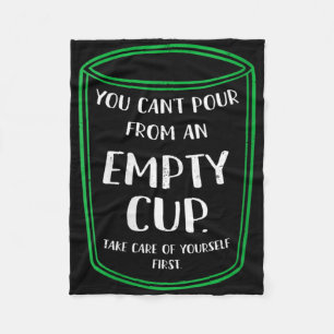 Womens Mental Health Awareness Quote Gift V-neck  Fleece Blanket