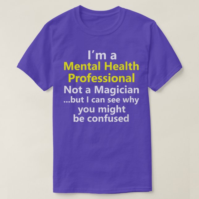 Womens Mental Health Counsellor herapist Specialis T-Shirt (Design Front)