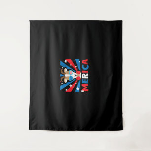 Womens Merica Goat Tapestry