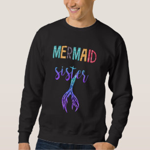 Womens Mermaid Security Family Mermaid Sister Sweatshirt