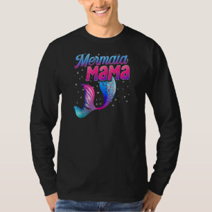 Womens Mermomma Mermom Women Mermaid Mum Mermaid T-Shirt