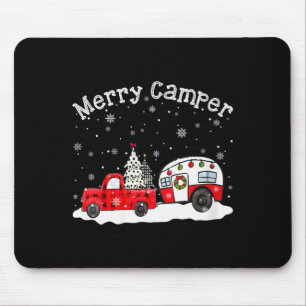 Womens Merry Camper Christmas Santa Claus Camng Re Mouse Pad