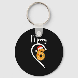 Womens Merry Christmas 67 Meme Gingerbread Couple Key Ring