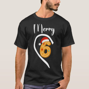 Womens Merry Christmas 67 Meme Gingerbread Couple  T-Shirt