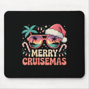 Womens Merry Cruisemas 2025 2026 Christmas Santa R Mouse Pad