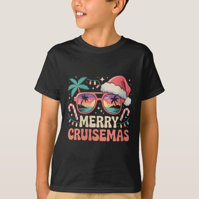 Womens Merry Cruisemas 2025 2026 Christmas Santa R T-Shirt (Front)