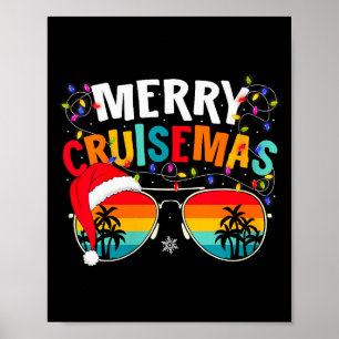 Womens Merry Cruisemas Cruise Ship Cruising Vacati Poster