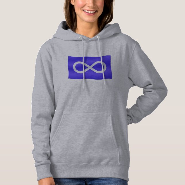Women's Metis Hoodie Metis Flag Hoodie Shirts (Front)