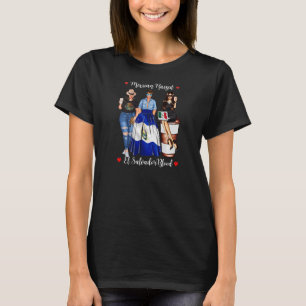 Womens Mexican El Salvador Heritage Born In Mexico T-Shirt