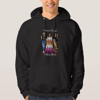 Womens Mexican Lesbian Lgbtq Heritage Born In Mexi Hoodie