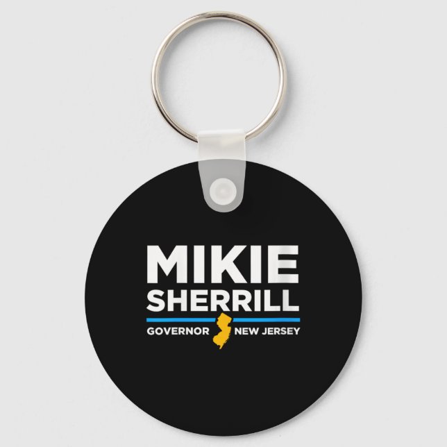 Womens Mikie Sherrill New Jersey Governor 2025 V-n Key Ring (Front)