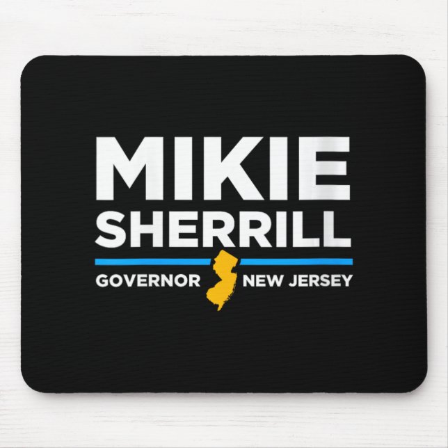 Womens Mikie Sherrill New Jersey Governor 2025 V-n Mouse Pad (Front)