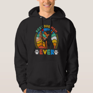 Womens Miniature Pinscher Best Dog Mum Ever Dog R Hoodie