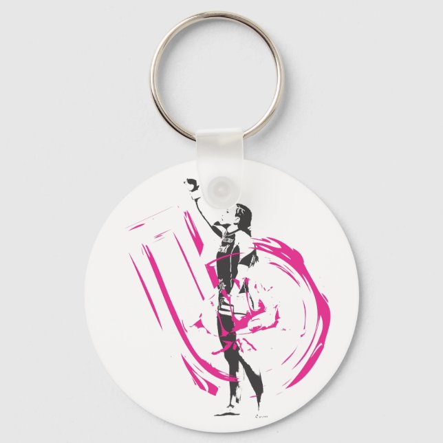 Women's MMA Victory Brawlin Key Chain (Front)