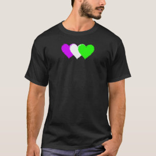 Womens Modern feminist Suffragette heart T-Shirt