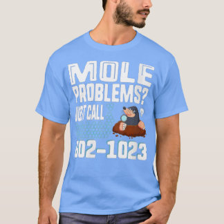 Womens Mole Day Mole Problems Just Call Avogadro's T-Shirt