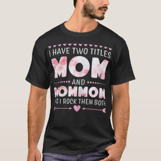 Womens Mommom Mum Mum Granna Nanna Grandma T-Shirt