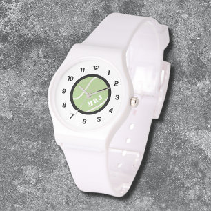 Women's Monogram Tennis Watch Silicon Bracelet