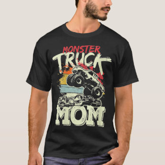 Womens Monster Truck Retro Vintage Monster Truck M T-Shirt