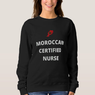 Womens Moroccan Certified Nurse Sweatshirt
